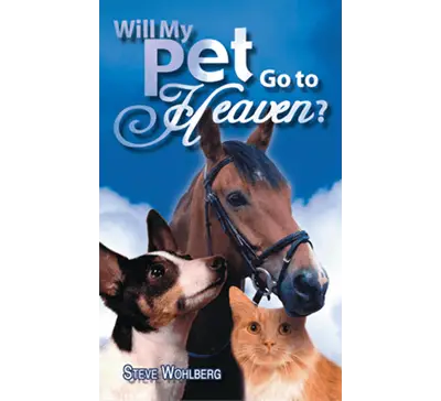 a dog horse cat with clouds behind and blue sky
