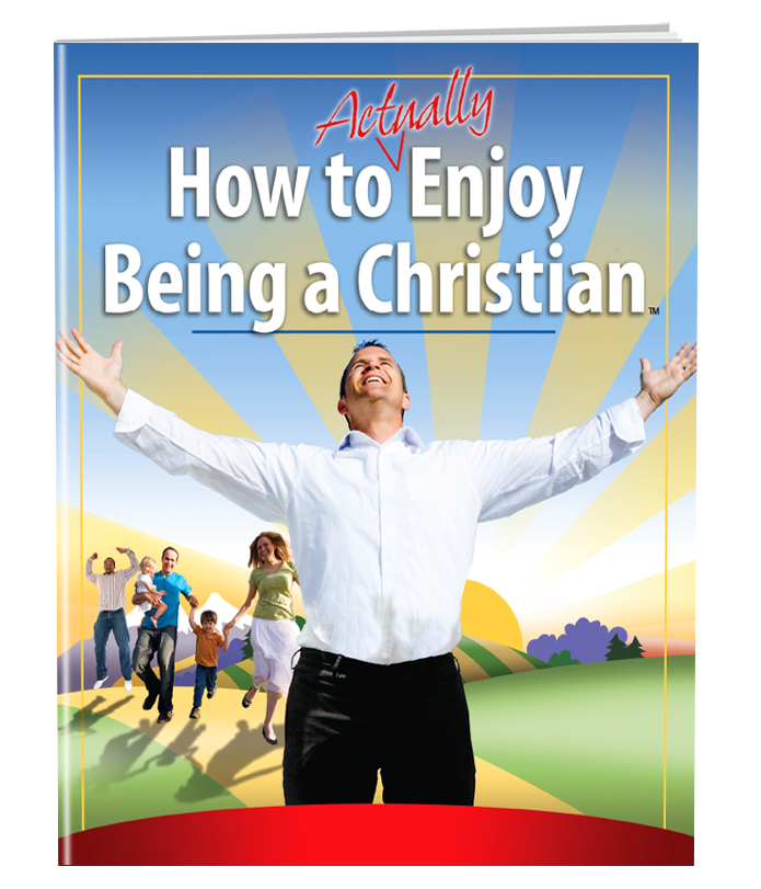graphic book cover man praying with hands above
